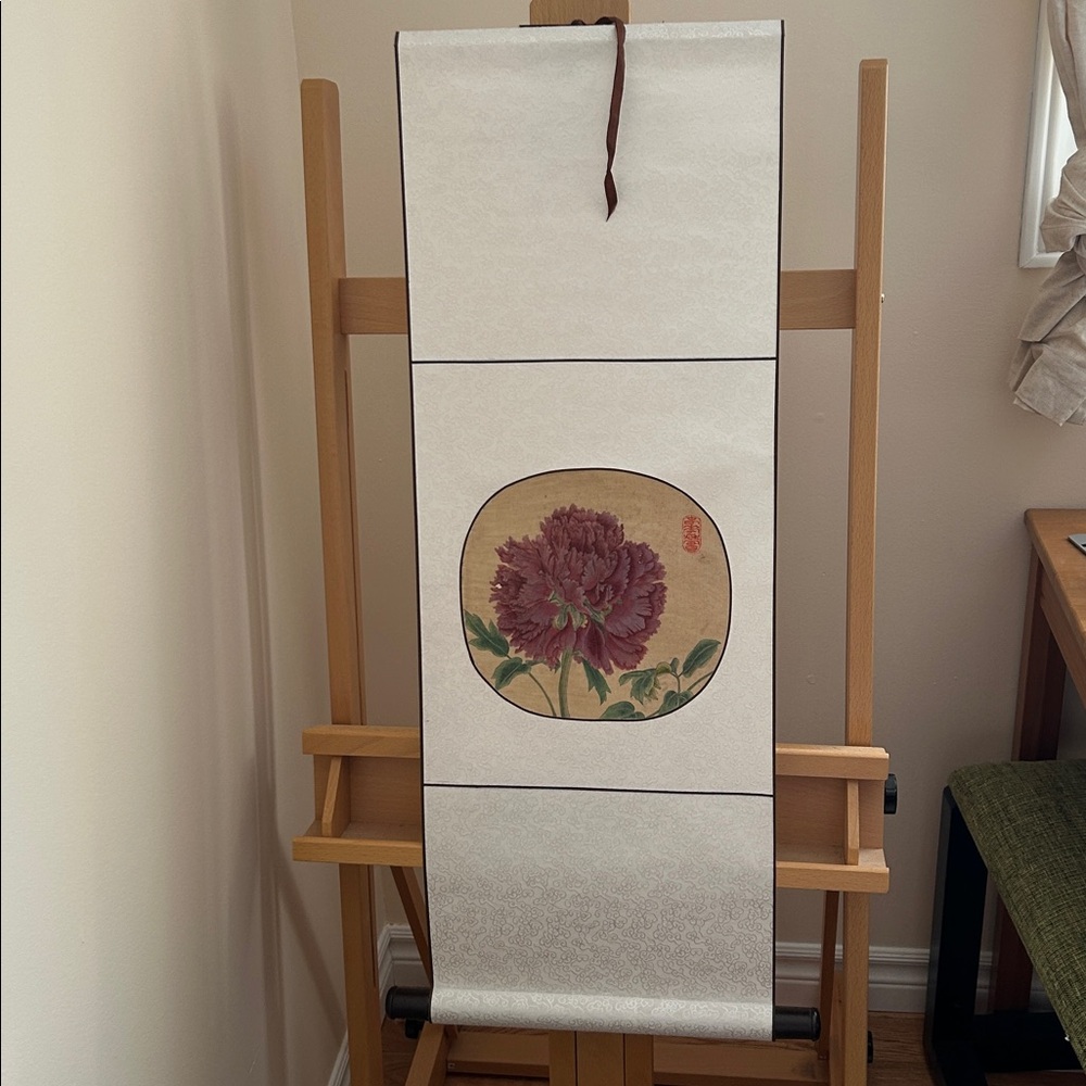 Traditional Chinese art original work ready to hang